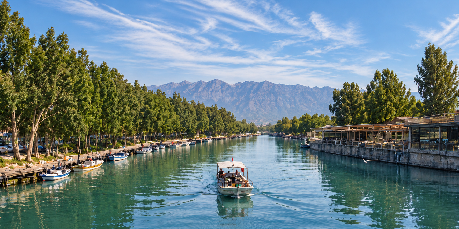 Arsuz river and mountains